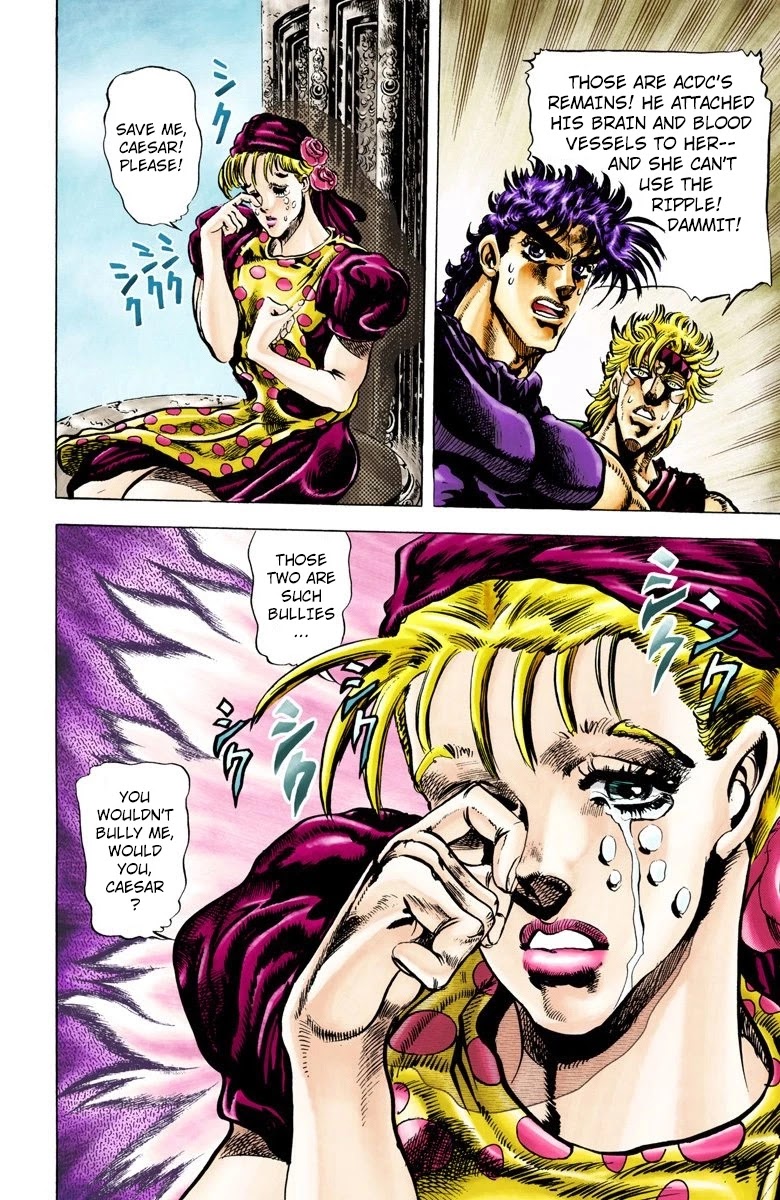 JoJo's Bizarre Adventure Part 2 - Battle Tendency (Official Colored) chapter 38 page 4