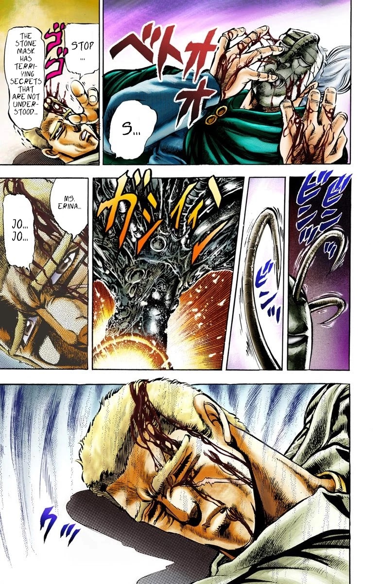 JoJo's Bizarre Adventure Part 2 - Battle Tendency (Official Colored) chapter 4 page 12