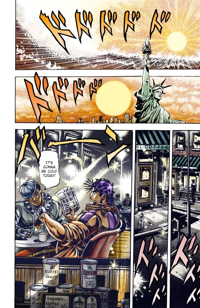JoJo's Bizarre Adventure Part 2 - Battle Tendency (Official Colored) chapter 4 page 13