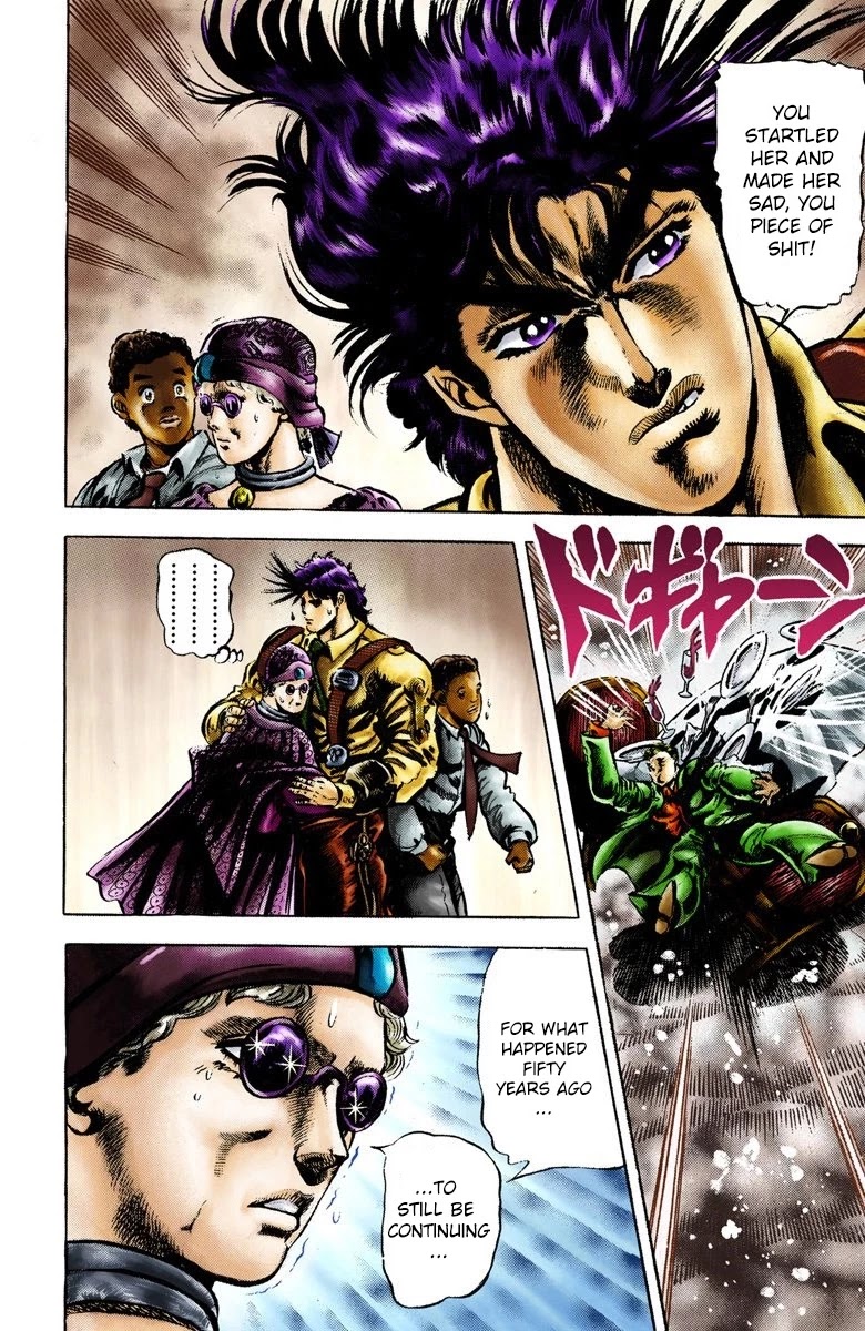 JoJo's Bizarre Adventure Part 2 - Battle Tendency (Official Colored) chapter 4 page 5