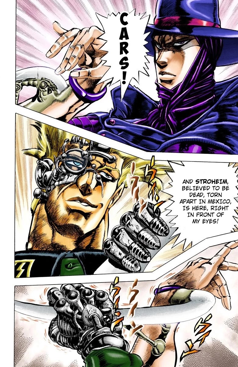 JoJo's Bizarre Adventure Part 2 - Battle Tendency (Official Colored) chapter 41 page 3