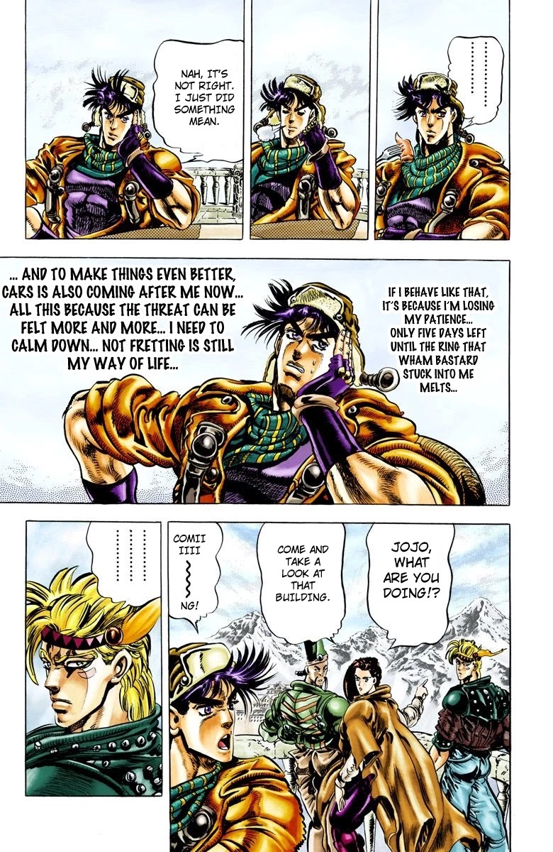 JoJo's Bizarre Adventure Part 2 - Battle Tendency (Official Colored) chapter 44 page 5