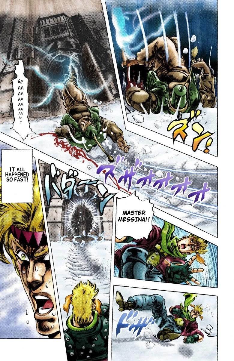 JoJo's Bizarre Adventure Part 2 - Battle Tendency (Official Colored) chapter 46 page 11