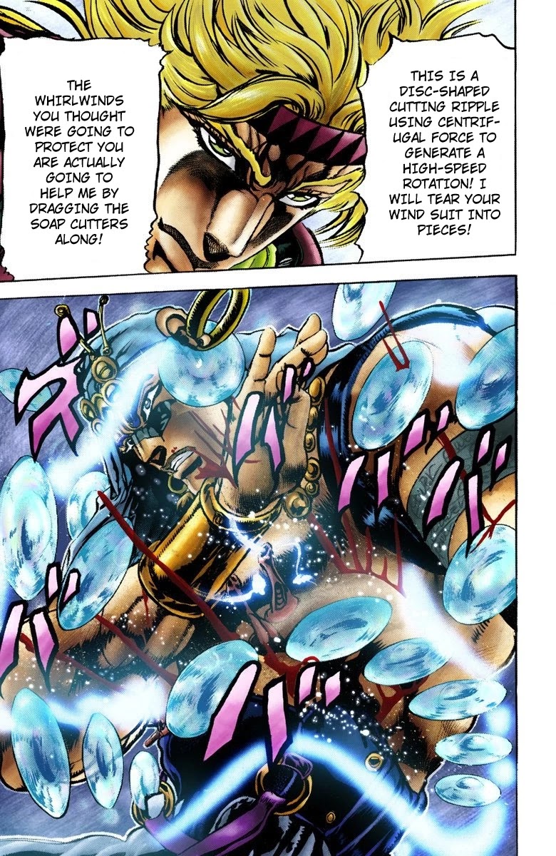 JoJo's Bizarre Adventure Part 2 - Battle Tendency (Official Colored) chapter 46 page 19