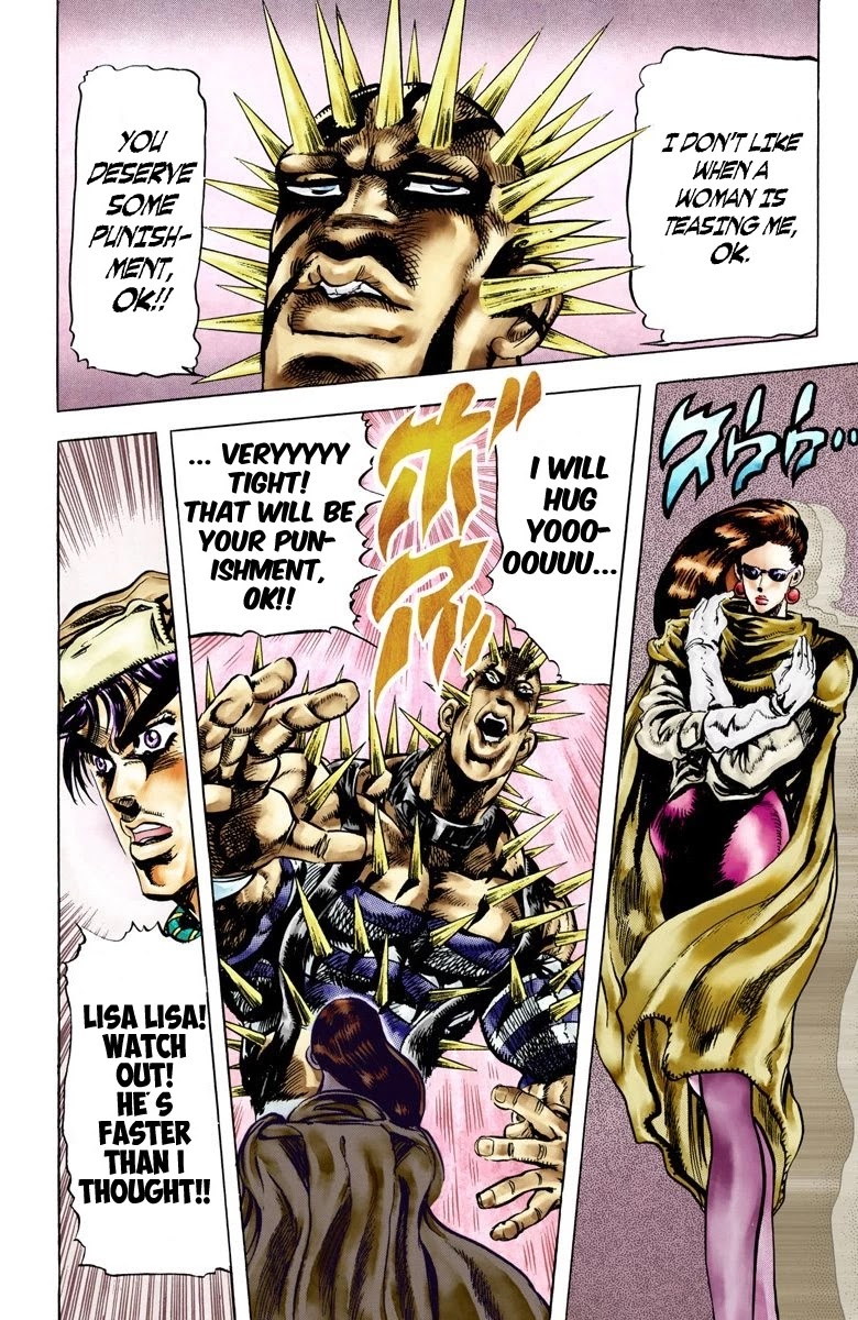 JoJo's Bizarre Adventure Part 2 - Battle Tendency (Official Colored) chapter 50 page 12
