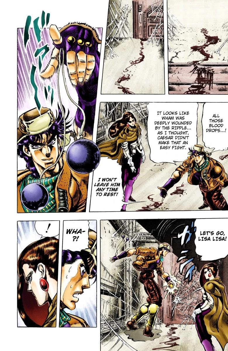 JoJo's Bizarre Adventure Part 2 - Battle Tendency (Official Colored) chapter 50 page 4