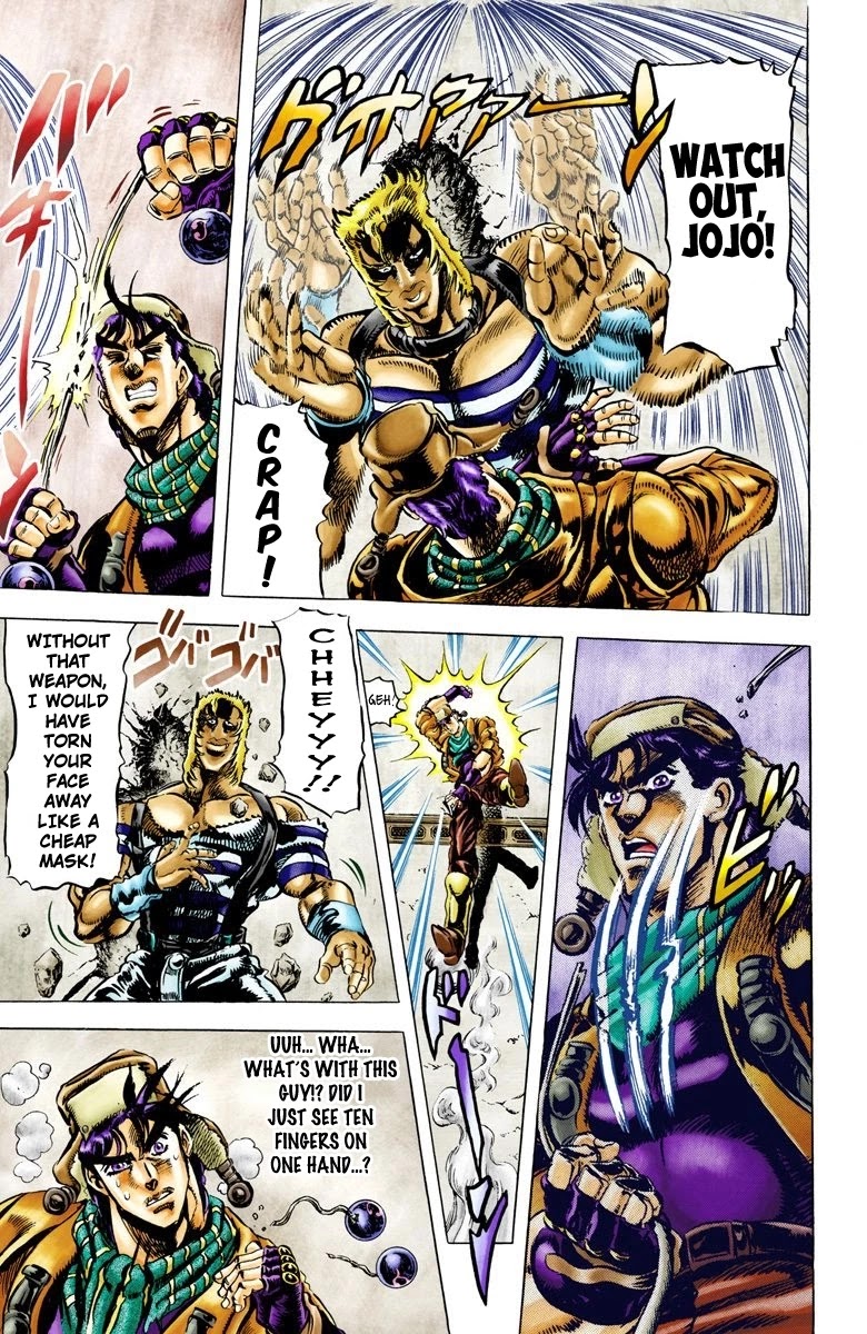 JoJo's Bizarre Adventure Part 2 - Battle Tendency (Official Colored) chapter 50 page 7