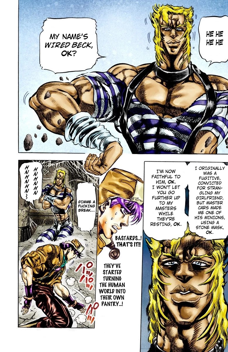JoJo's Bizarre Adventure Part 2 - Battle Tendency (Official Colored) chapter 50 page 8