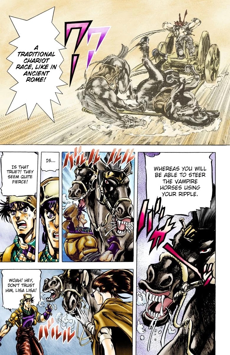 JoJo's Bizarre Adventure Part 2 - Battle Tendency (Official Colored) chapter 53 page 15