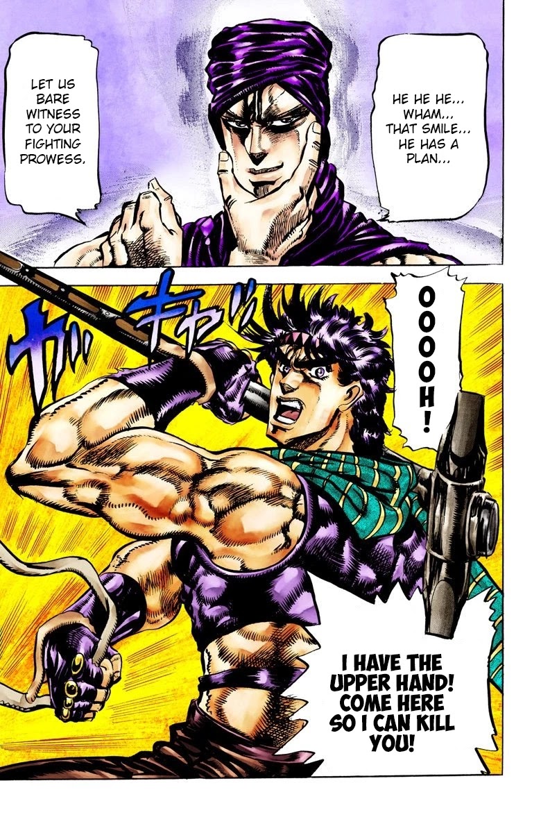 JoJo's Bizarre Adventure Part 2 - Battle Tendency (Official Colored) chapter 54 page 18
