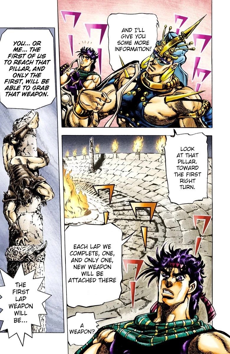 JoJo's Bizarre Adventure Part 2 - Battle Tendency (Official Colored) chapter 54 page 5