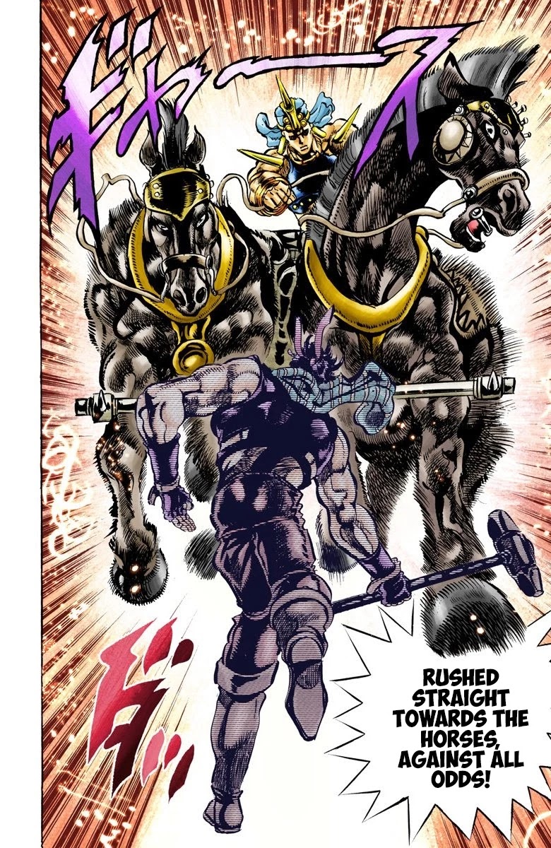 JoJo's Bizarre Adventure Part 2 - Battle Tendency (Official Colored) chapter 55 page 13