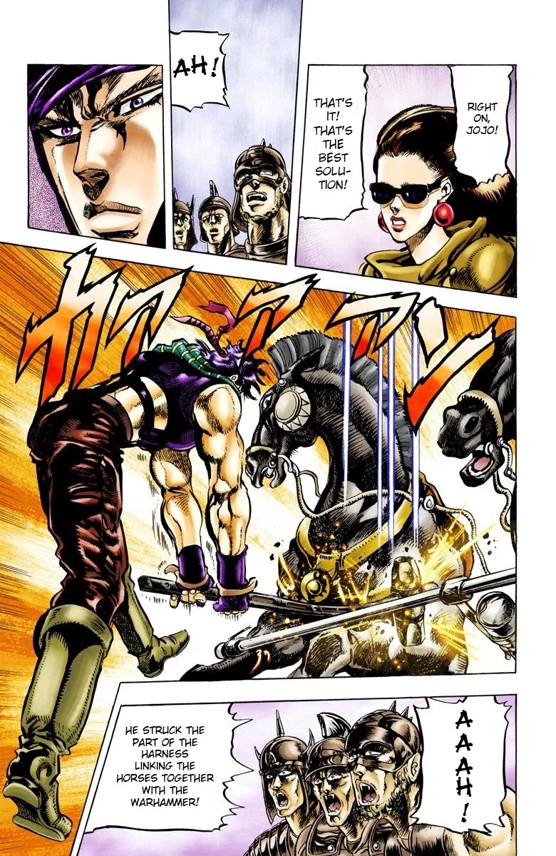 JoJo's Bizarre Adventure Part 2 - Battle Tendency (Official Colored) chapter 55 page 14