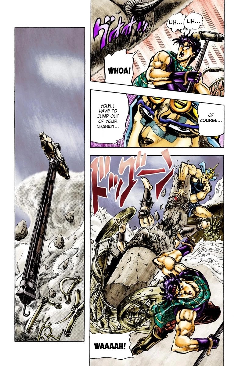 JoJo's Bizarre Adventure Part 2 - Battle Tendency (Official Colored) chapter 55 page 8