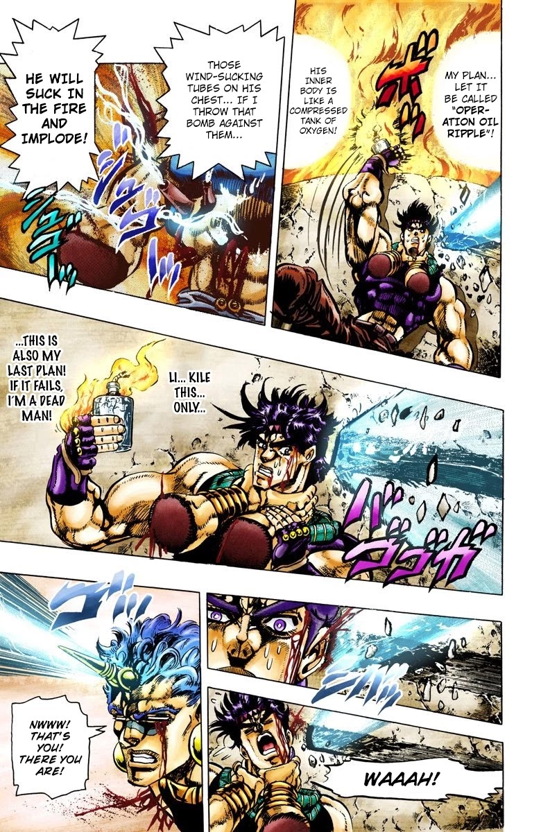 JoJo's Bizarre Adventure Part 2 - Battle Tendency (Official Colored) chapter 59 page 12