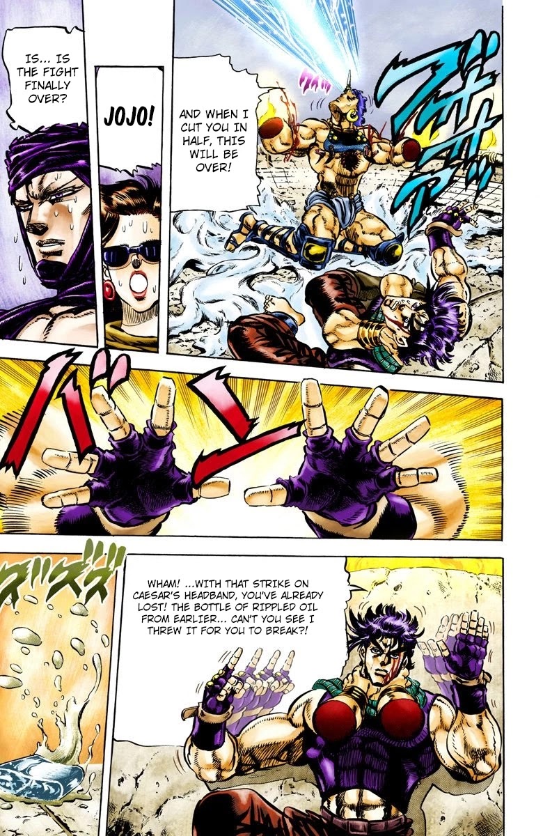 JoJo's Bizarre Adventure Part 2 - Battle Tendency (Official Colored) chapter 59 page 16