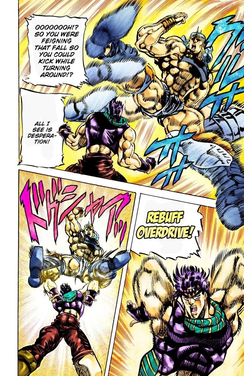 JoJo's Bizarre Adventure Part 2 - Battle Tendency (Official Colored) chapter 59 page 4
