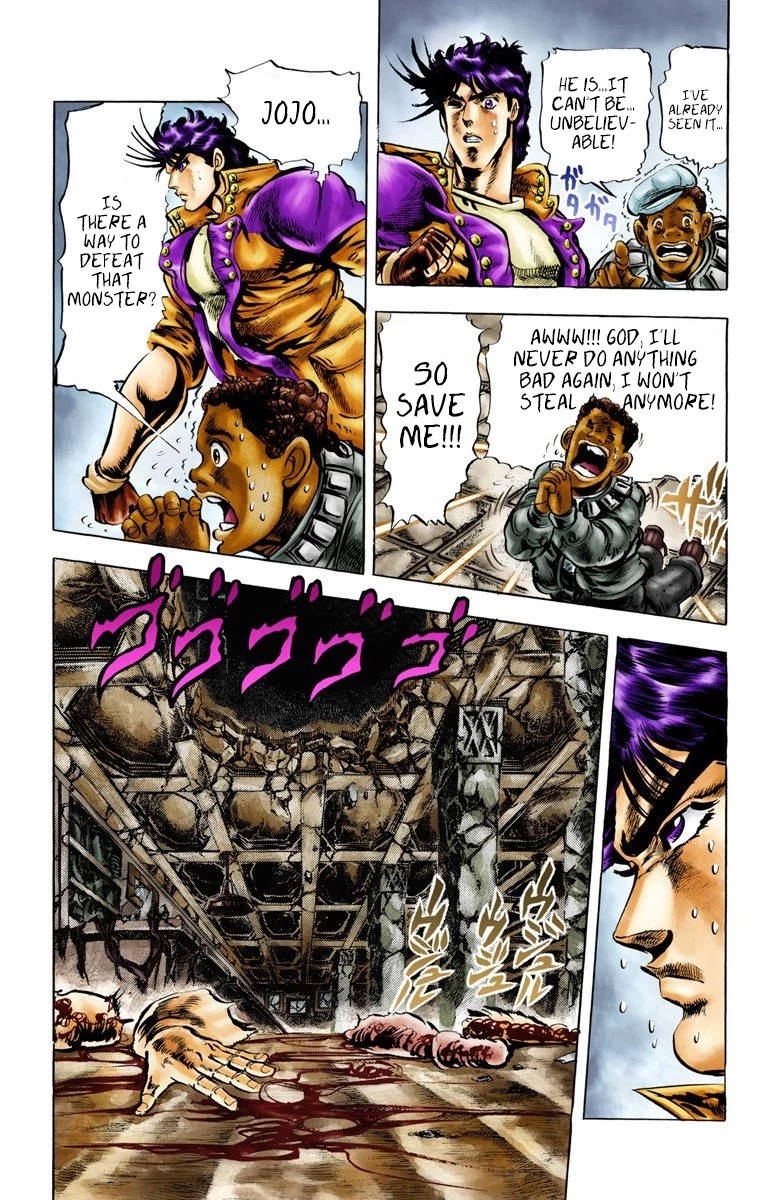 JoJo's Bizarre Adventure Part 2 - Battle Tendency (Official Colored) chapter 6 page 11