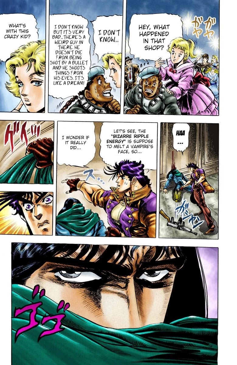 JoJo's Bizarre Adventure Part 2 - Battle Tendency (Official Colored) chapter 6 page 3