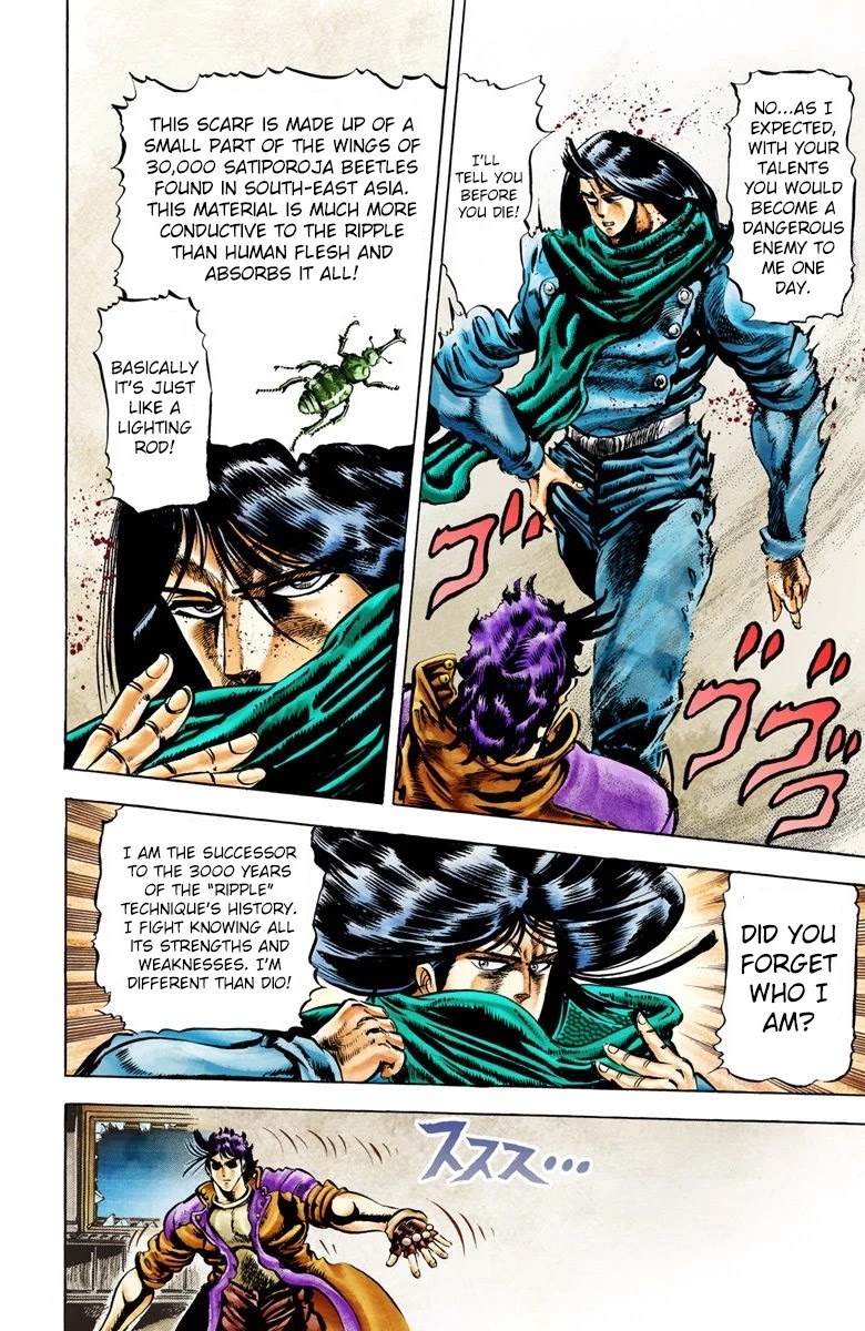 JoJo's Bizarre Adventure Part 2 - Battle Tendency (Official Colored) chapter 6 page 6
