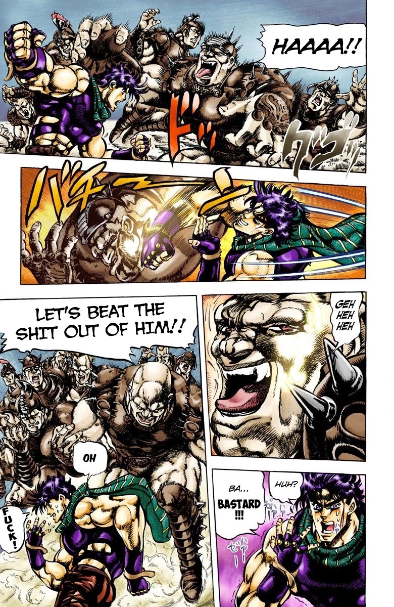 JoJo's Bizarre Adventure Part 2 - Battle Tendency (Official Colored) chapter 62 page 4