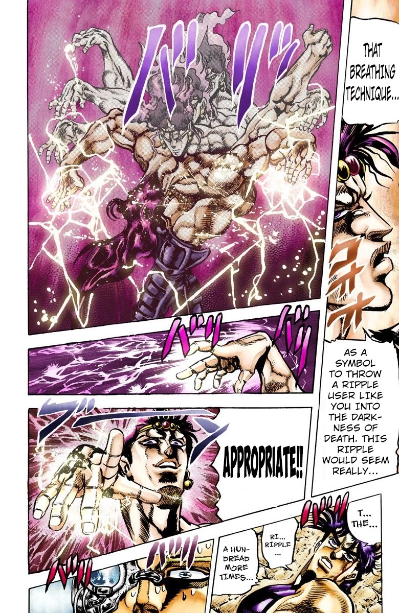 JoJo's Bizarre Adventure Part 2 - Battle Tendency (Official Colored) chapter 68 page 9