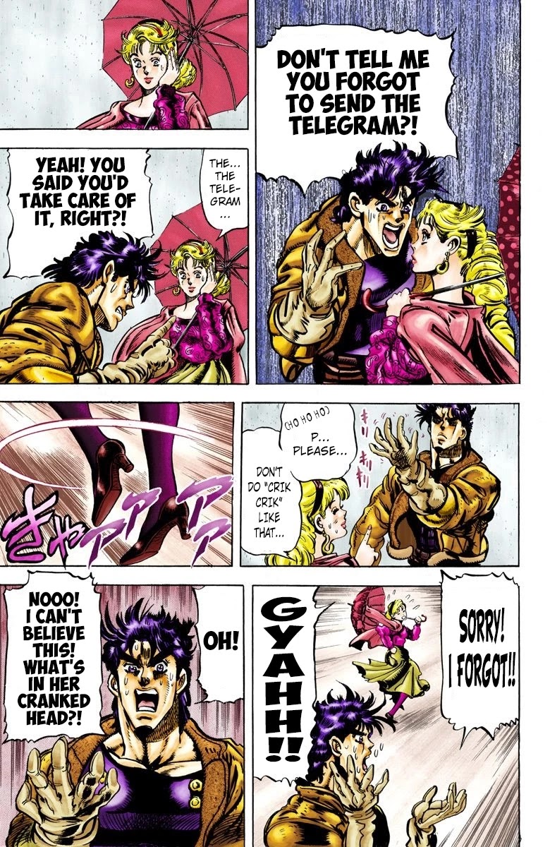 JoJo's Bizarre Adventure Part 2 - Battle Tendency (Official Colored) chapter 69 page 14