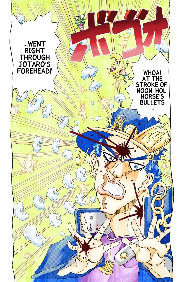 JoJo's Bizarre Adventure Part 3 - Stardust Crusaders (Official Colored) chapter 107 page 11