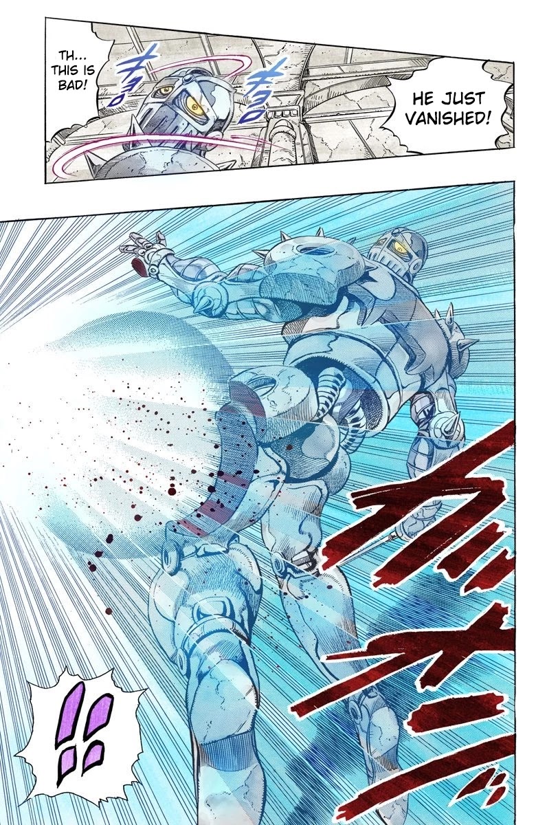 JoJo's Bizarre Adventure Part 3 - Stardust Crusaders (Official Colored) chapter 130 page 12