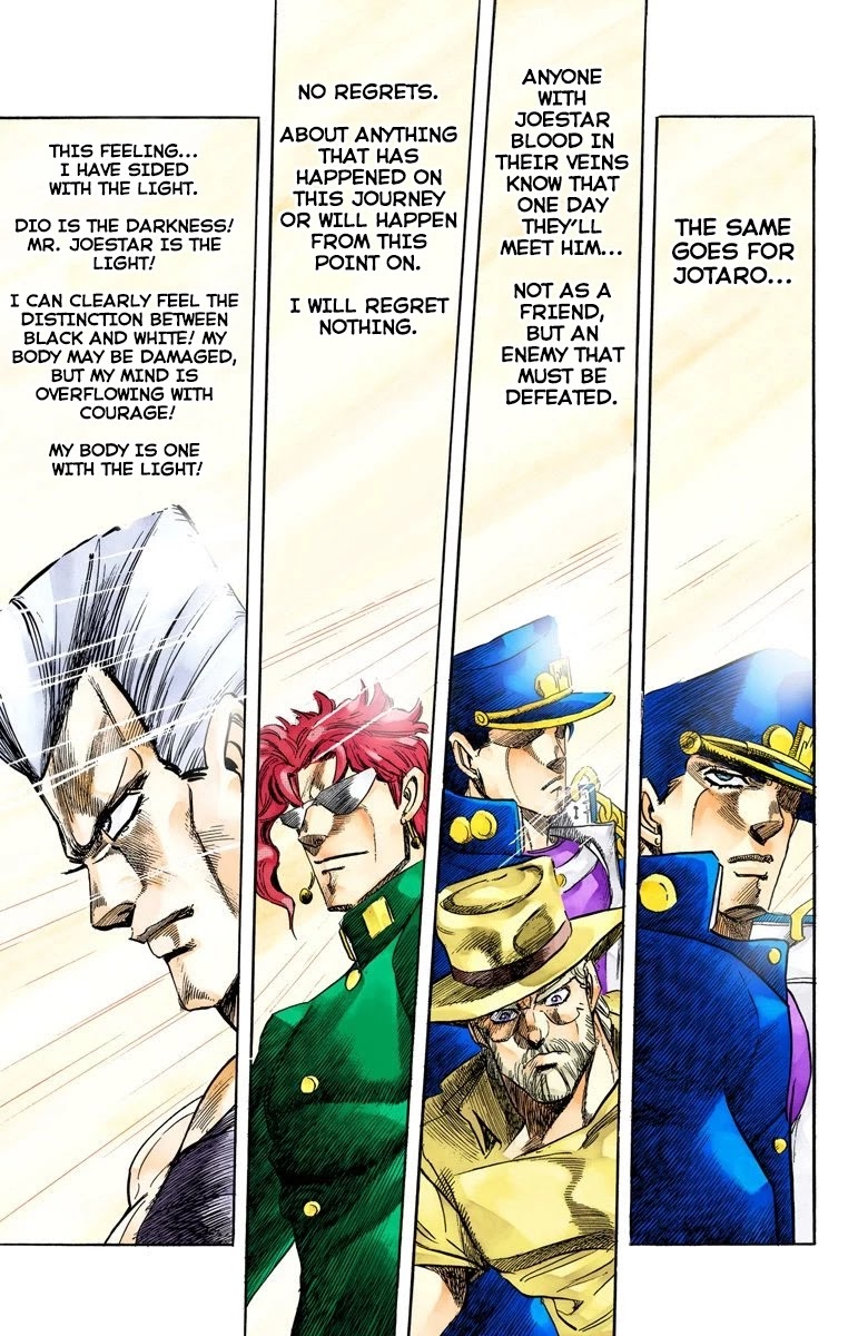 JoJo's Bizarre Adventure Part 3 - Stardust Crusaders (Official Colored) chapter 136 page 11