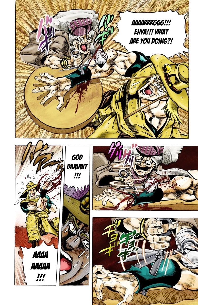 JoJo's Bizarre Adventure Part 3 - Stardust Crusaders (Official Colored) chapter 43 page 12