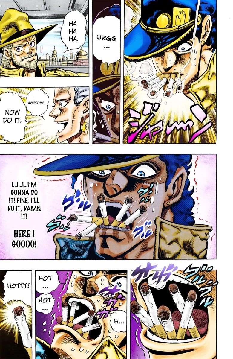 JoJo's Bizarre Adventure Part 3 - Stardust Crusaders (Official Colored) chapter 78 page 17