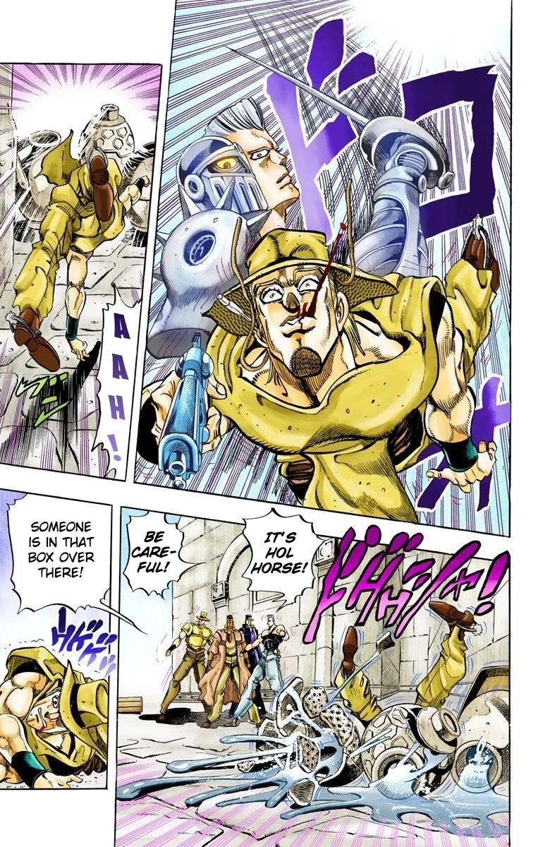 JoJo's Bizarre Adventure Part 3 - Stardust Crusaders (Official Colored) chapter 106 page 14