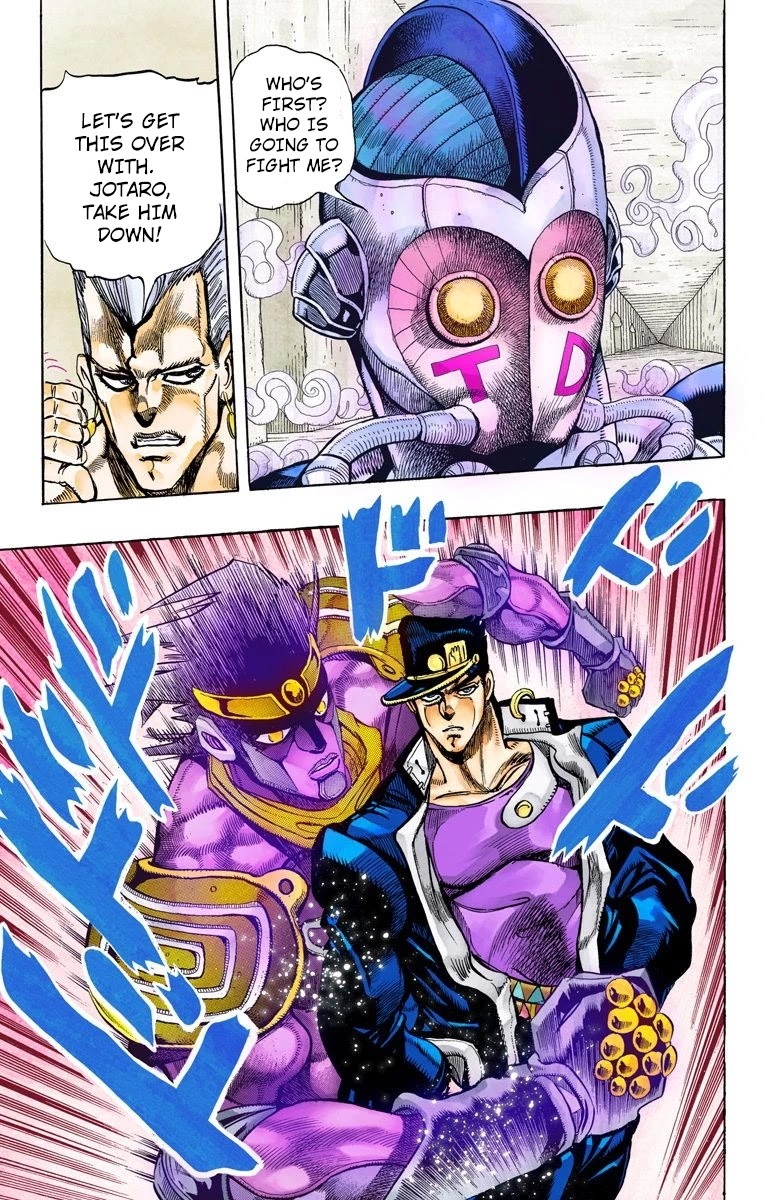 JoJo's Bizarre Adventure Part 3 - Stardust Crusaders (Official Colored) chapter 115 page 8