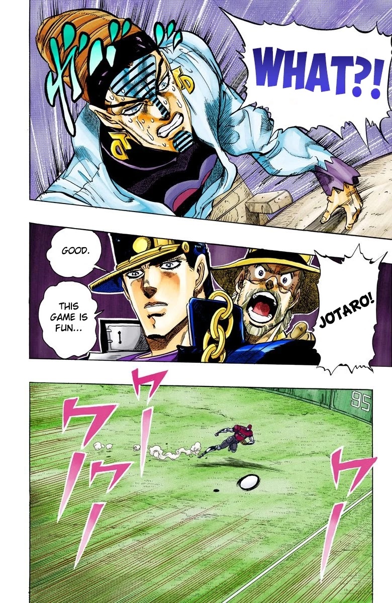 JoJo's Bizarre Adventure Part 3 - Stardust Crusaders (Official Colored) chapter 121 page 15