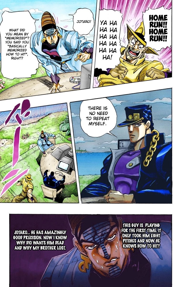JoJo's Bizarre Adventure Part 3 - Stardust Crusaders (Official Colored) chapter 121 page 18
