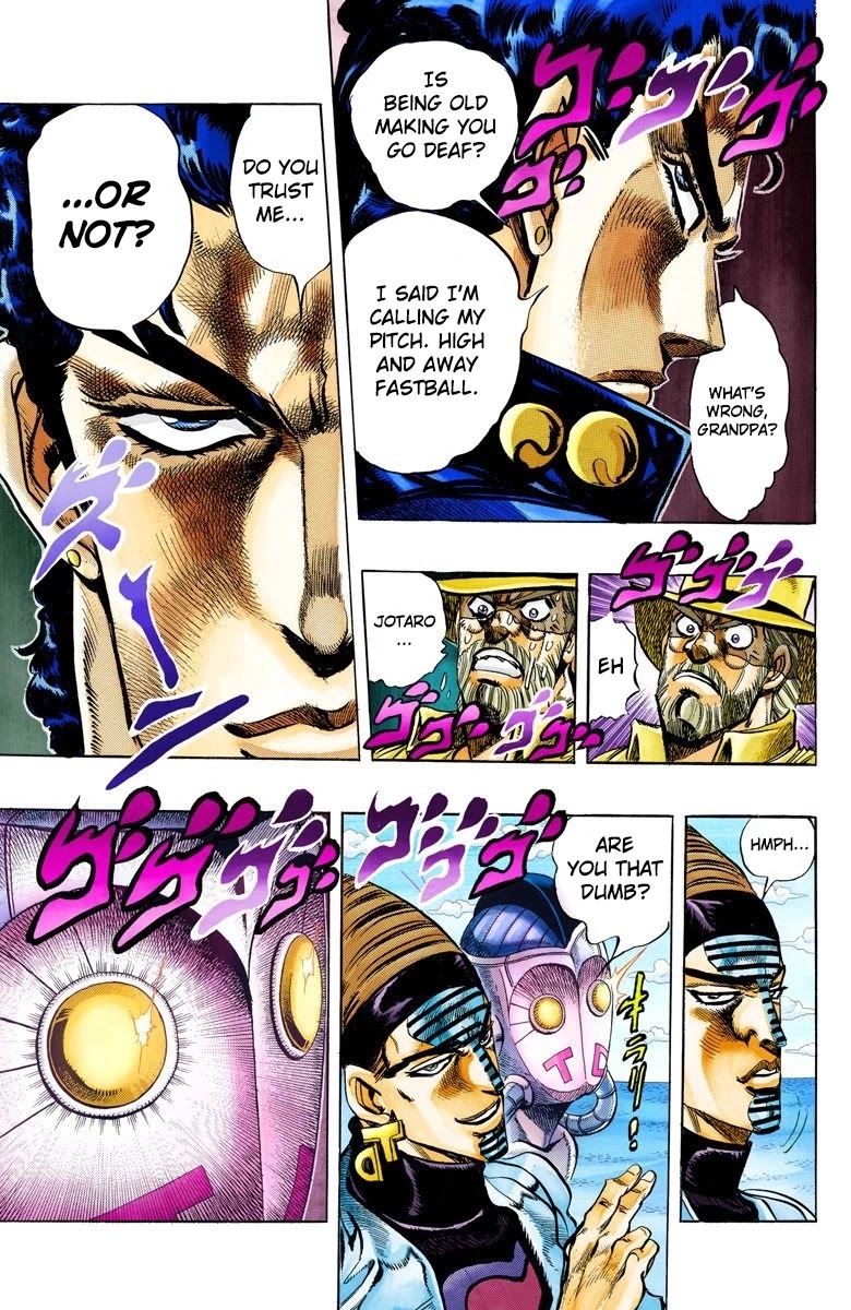 JoJo's Bizarre Adventure Part 3 - Stardust Crusaders (Official Colored) chapter 123 page 9