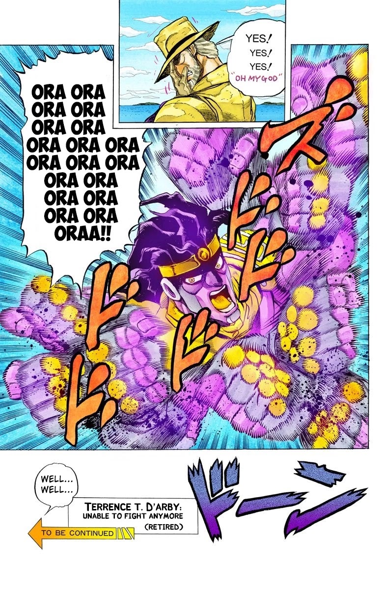 JoJo's Bizarre Adventure Part 3 - Stardust Crusaders (Official Colored) chapter 124 page 20