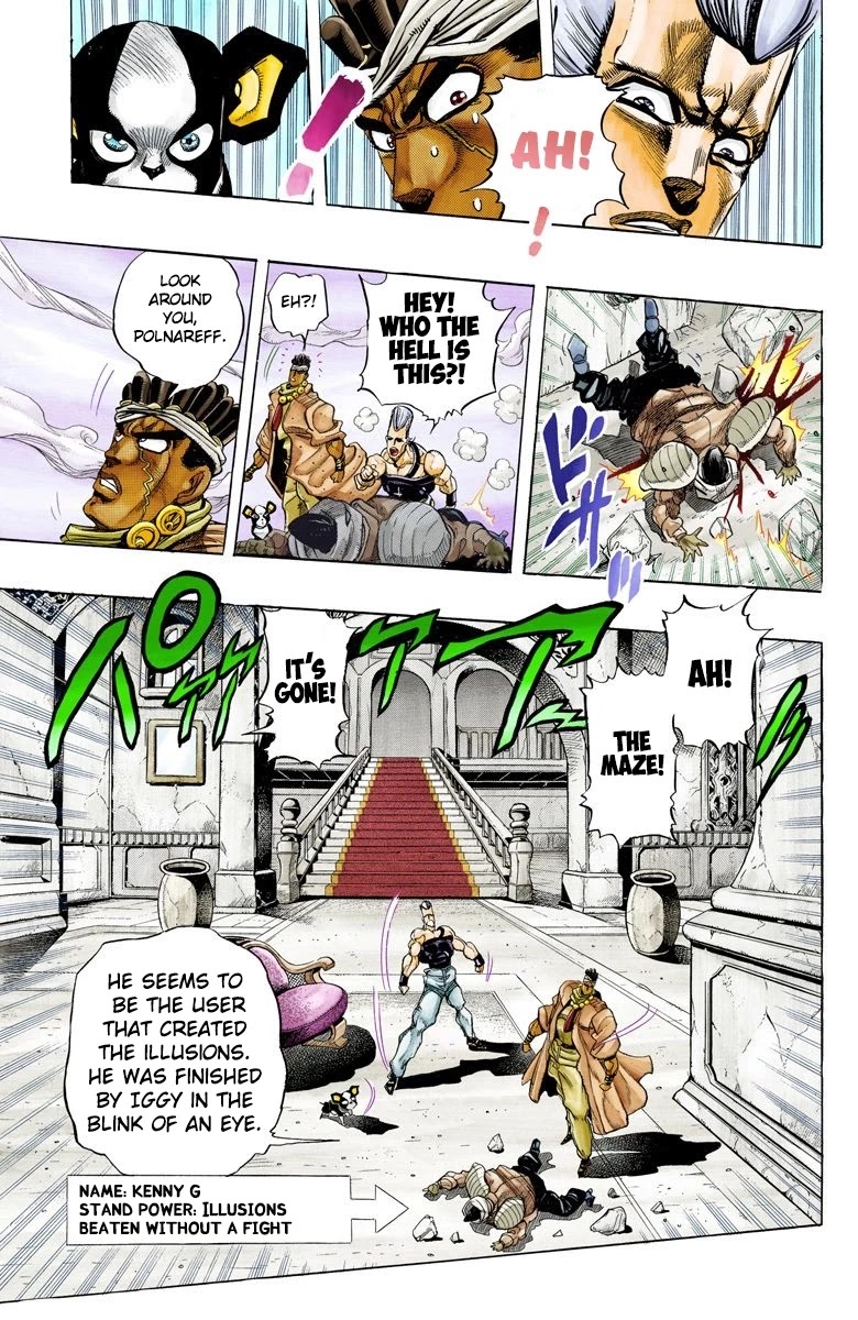 JoJo's Bizarre Adventure Part 3 - Stardust Crusaders (Official Colored) chapter 126 page 12