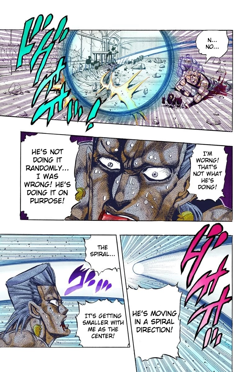 JoJo's Bizarre Adventure Part 3 - Stardust Crusaders (Official Colored) chapter 130 page 20