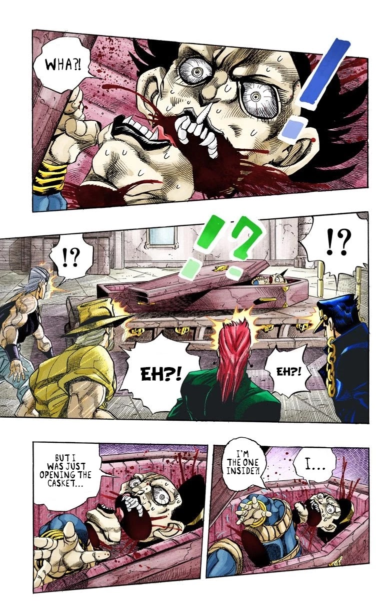 JoJo's Bizarre Adventure Part 3 - Stardust Crusaders (Official Colored) chapter 136 page 17