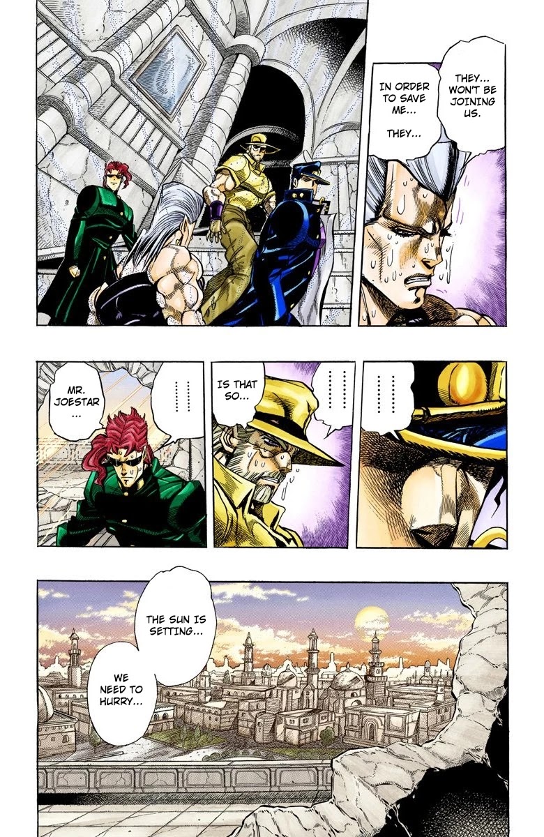 JoJo's Bizarre Adventure Part 3 - Stardust Crusaders (Official Colored) chapter 136 page 4