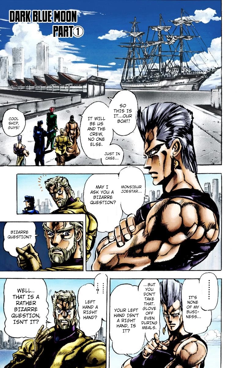 JoJo's Bizarre Adventure Part 3 - Stardust Crusaders (Official Colored) chapter 14 page 1