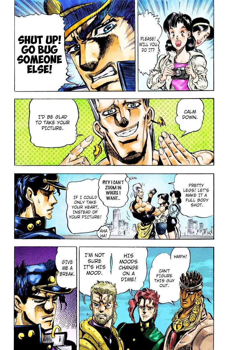 JoJo's Bizarre Adventure Part 3 - Stardust Crusaders (Official Colored) chapter 14 page 11