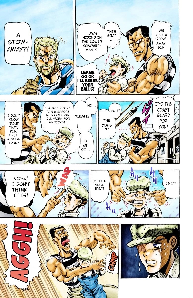 JoJo's Bizarre Adventure Part 3 - Stardust Crusaders (Official Colored) chapter 14 page 14