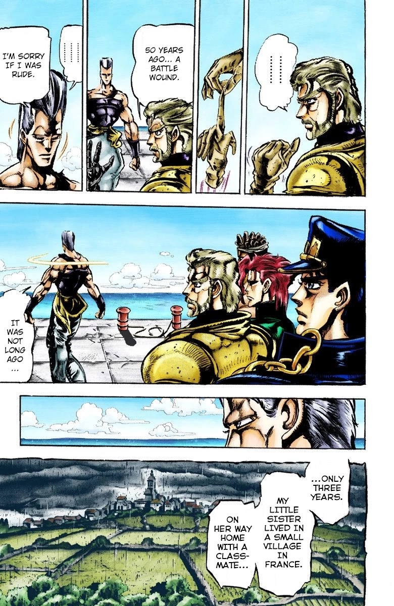 JoJo's Bizarre Adventure Part 3 - Stardust Crusaders (Official Colored) chapter 14 page 4
