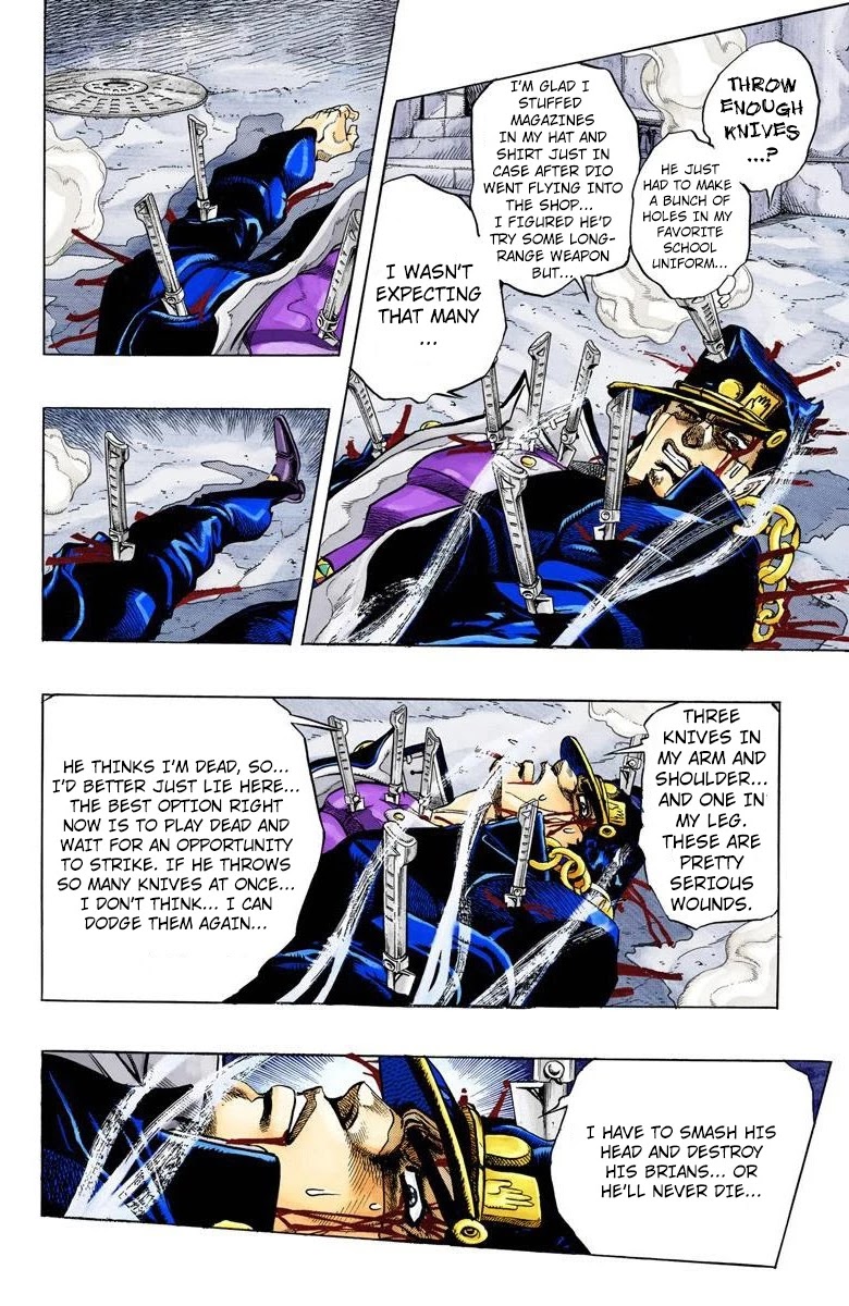 JoJo's Bizarre Adventure Part 3 - Stardust Crusaders (Official Colored) chapter 146 page 8