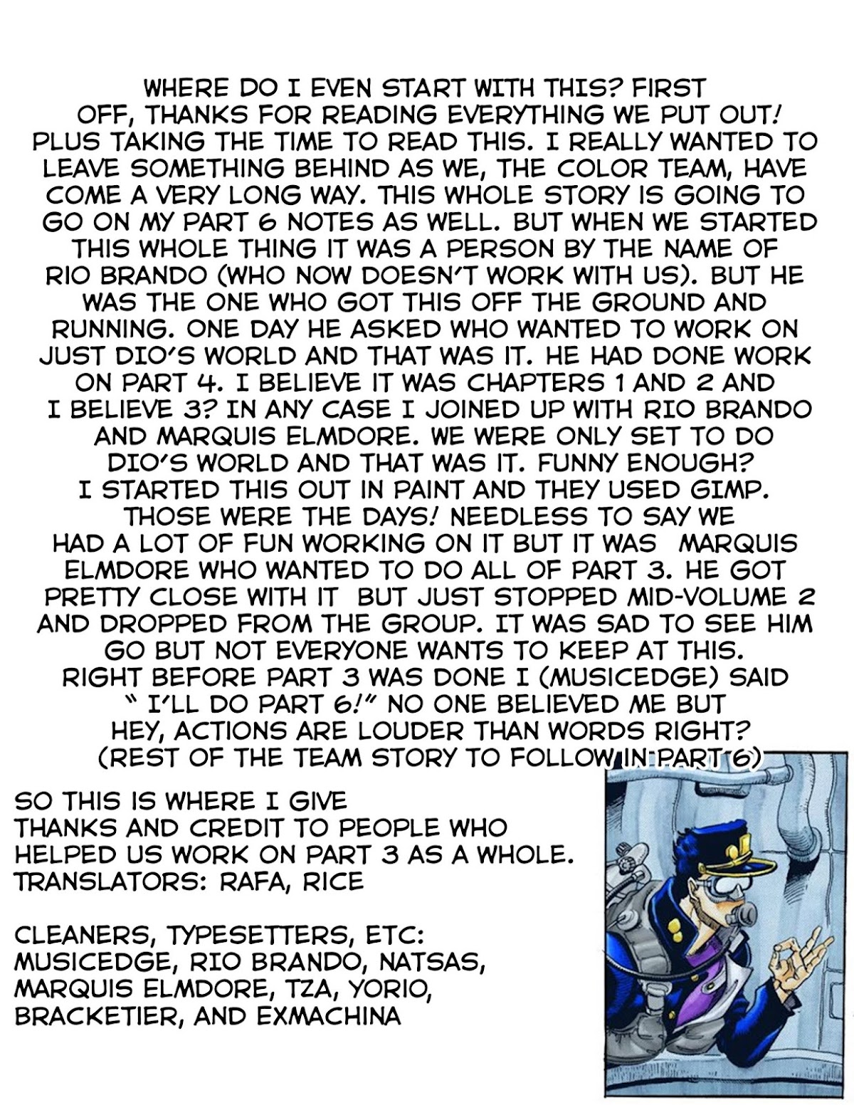 JoJo's Bizarre Adventure Part 3 - Stardust Crusaders (Official Colored) chapter 152 page 1