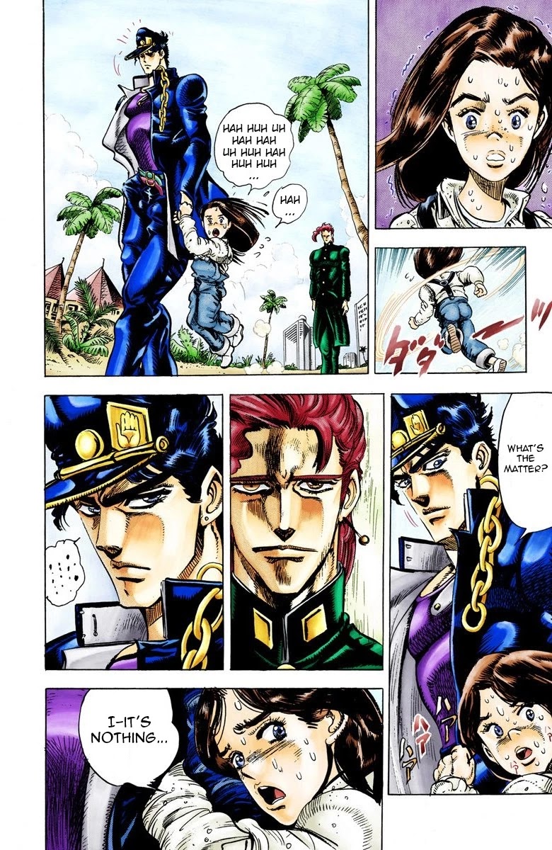 JoJo's Bizarre Adventure Part 3 - Stardust Crusaders (Official Colored) chapter 24 page 7