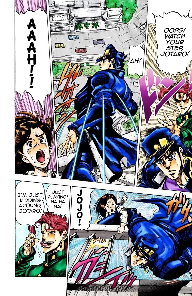JoJo's Bizarre Adventure Part 3 - Stardust Crusaders (Official Colored) chapter 24 page 9